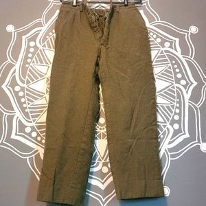 Green Wool Vintage Army/Military Pants